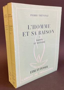 L'homme et sa raison. I: Raison et conscience de soi. II: Raison et histoire.. THEVENAZ (Pierre)