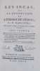 Les Incas, ou la destruction de l'Empire du Pérou.. MARMONTEL (Jean-François)