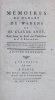 Mémoires de Madame de Warens, suivis de ceux de Claude Anet, Pour servir de suite aux Confessions de J.-J. Rousseau.. [ROUSSEAU] - [WARENS (Louise ...