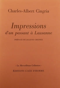Impressions d'un passant à Lausanne.
