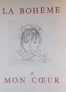 La bohème et mon coeur.