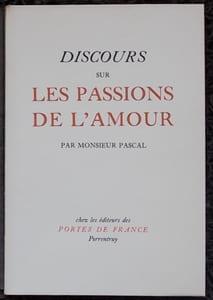 Discours sur les passions de l'amour.