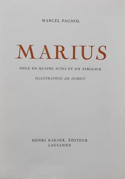 Marius.. [DUBOUT] - PAGNOL (Marcel)