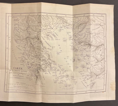 Harangues politiques de Démosthène, recueil contenant les trois Olynthiennes, les quatre Philippiques, les discours sur la paix et sur la chersonèse. ...