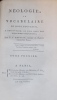 Néologie, ou vocabulaire de mots nouveaux.. MERCIER (Louis-Sébastien)