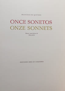 Once sonetos - Onze sonnets.