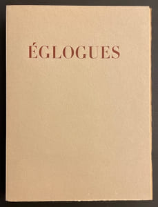 Eglogues.