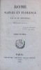 Rome, Naples et Florence. Troisième édition.. STENDHAL (Henri Beyle, dit)