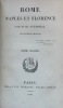 Rome, Naples et Florence. Troisième édition.. STENDHAL (Henri Beyle, dit)