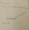Isabelle.. GIDE (André)