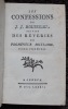 Les Confessions de J. J. Rousseau, suivies des Rêveries du promeneur solitaire.. ROUSSEAU (Jean-Jacques)