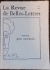 Mémorial Jean Cocteau.. [COCTEAU] - LA REVUE DE BELLES-LETTRES N° 1-2 (1969).