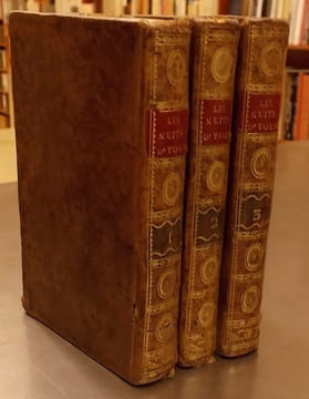 Les nuits d'Young, traduites de l'anglais par M. Le Tourneur.. [CAZIN] - YOUNG (Edward)