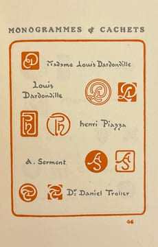 Le troisième livre des monogrammes, cachets, marques et ex-libris composés par George Auriol.. AURIOL (George)