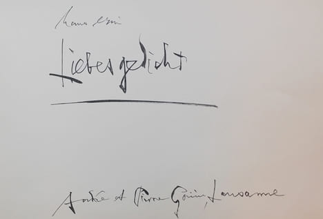 Liebesgedicht.. ERNI (Hans)