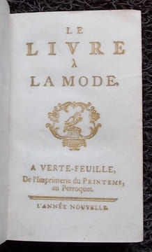 Le livre à la mode. - Le livre à la mode. Nouvelle édition. - Le livre de quatre couleurs.. [CARACCIOLI (Louis-Antoine)