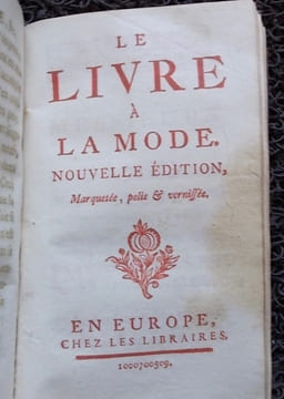 Le livre à la mode. - Le livre à la mode. Nouvelle édition. - Le livre de quatre couleurs.. [CARACCIOLI (Louis-Antoine)