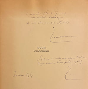 Pour Eudémon.