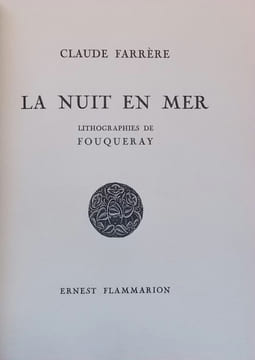 La nuit en mer.. [FOUQUERAY] - FARRERE (Claude)
