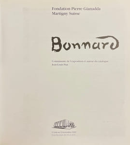 Bonnard.