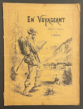 En voyageant. Notes et croquis. France - Italie - Suisse.. BACHELIN (Auguste)