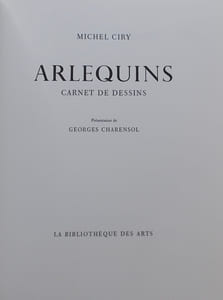 Arlequins. Carnet de dessins.