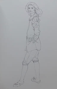 Arlequins. Carnet de dessins.