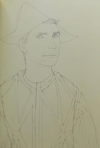 Arlequins. Carnet de dessins.