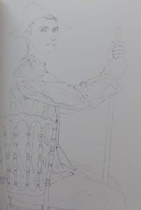 Arlequins. Carnet de dessins.