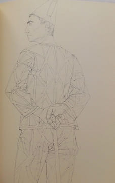 Arlequins. Carnet de dessins.. CIRY (Michel)