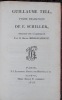 Guillaume Tell, poëme dramatique.. SCHILLER (Friedrich von)