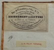 Mémoires de Madame de Warens, suivis de ceux de Claude Anet. Publiés par un C.D.M.D.P. pour servir d'apologie aux Confessions de J.-J. Rousseau.. ...