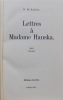 Lettres à Madame Hanska (1832-1848).. BALZAC (Honoré de)