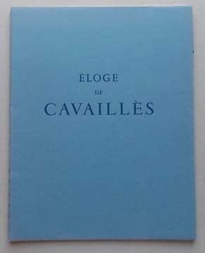 Eloge de Cavaillès.. [CAVAILLES] - CASSOU (Jean)
