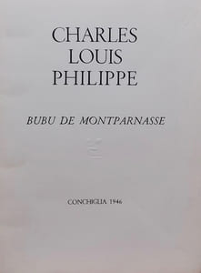 Bubu de Montparnasse.