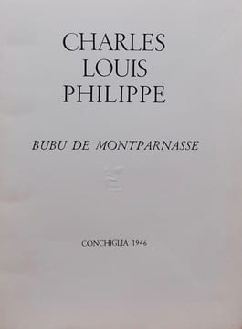 Bubu de Montparnasse.. PHILIPPE (Charles Louis)