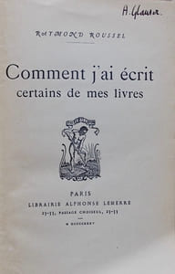 Comment j'ai écrit certains de mes livres.