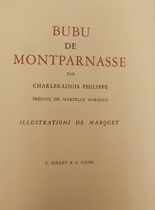 Bubu de Montparnasse.