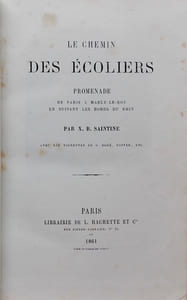 Le chemin des écoliers. promenade de Paris à Marly-le-Roy en suivant les bords du Rhin.