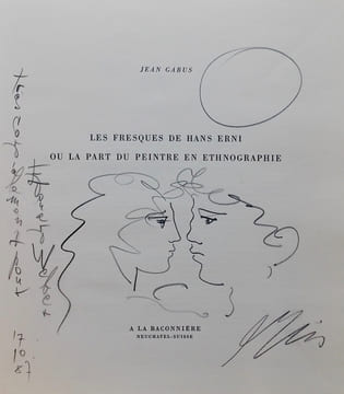 Les fresques de Hans Erni ou la part du peintre en ethnographie,. [ERNI] - GABUS (Jean)