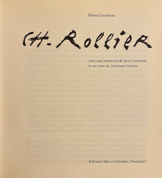 Ch. Rollier.. COURTHION (Pierre)