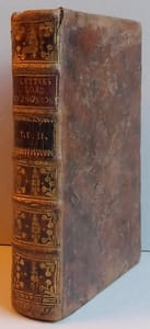 Lettres sur l'Histoire. [suivi de: "Lettres de Mylord Bolingbroke à Mylord Bathurst" et de "Reflexions sur l'exil".