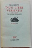 Fragments d'un liber veritatis (1941-1942).. CHAMSON (André)