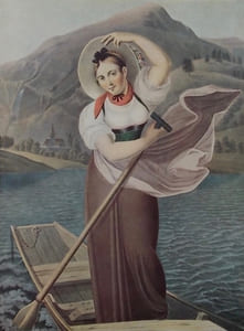 La belle batelière de Brienz.