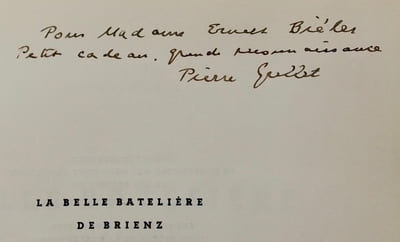 La belle batelière de Brienz.
