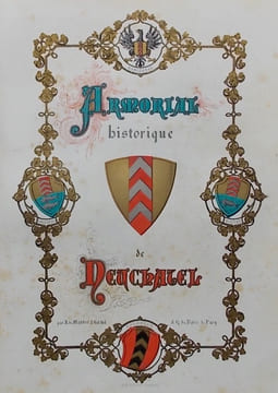 Armorial historique de Neuchâtel,. MANDROT (Louis Alphonse de) & DU BOIS-de PURY (G.)