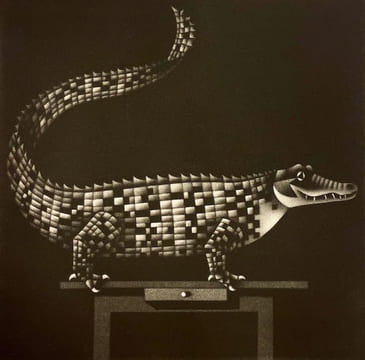 Noah's Ark. Ten Mezzotints by Avati.. AVATI (Mario)