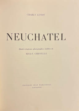 Neuchâtel.. GUYOT (Charly)