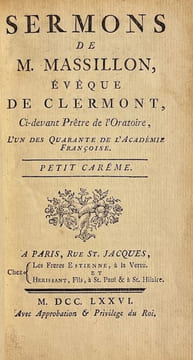 Sermons. Petit Carême.. MASSILLON (Jean-Baptiste, évêque de Clermont)