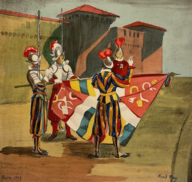 La garde fidèle du Saint-Père. Les soldats suisses au service du Vatican de 1506 à nos jours.. CASTELLA (Gaston)